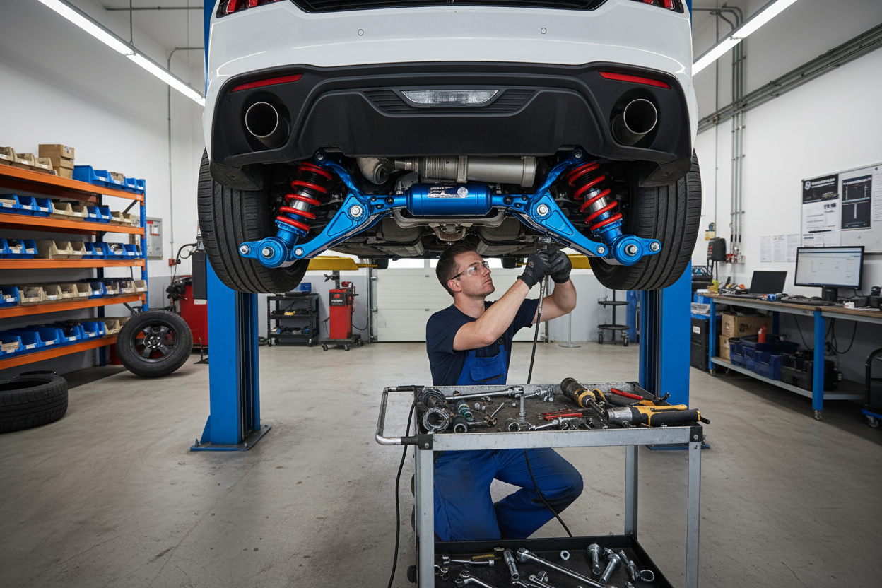 Ford Mustang Sportfahrwerk einbauen